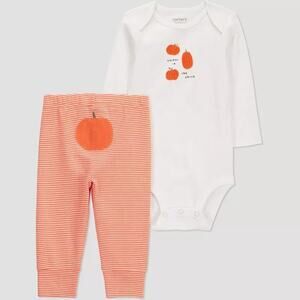 Carter's Baby “Cutest in the Patch” 2-Piece Halloween Bodysuit and Pants Set